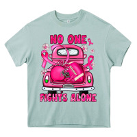 Arona breast cancer no one fights alone truck football Heavy Core Tee - JahusDesignShop