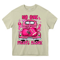 Mossy breast cancer no one fights alone truck football Heavy Core Tee - JahusDesignShop