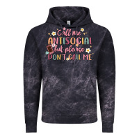 Cloud Black call me antisocial but please don't call me Vintage Hoodie - MaliasSmallBusiness