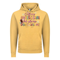 Vintage Mustard call me antisocial but please don't call me Vintage Hoodie - MaliasSmallBusiness
