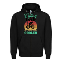 Black Mens Cycling Dad Bike Rider Cyclist Father s Day Gift Funny Zipper Hoodie - Bettercallsaul