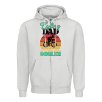 Dove Grey Mens Cycling Dad Bike Rider Cyclist Father s Day Gift Funny Zipper Hoodie - Bettercallsaul