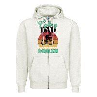 Mens Cycling Dad Bike Rider Cyclist Father S Day Gift Funny Zipper Hoodie | Teevron