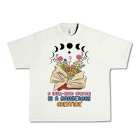 Pistachio a well read woman is a dangerous creature Urban Heavy Tee - MaliasSmallBusiness