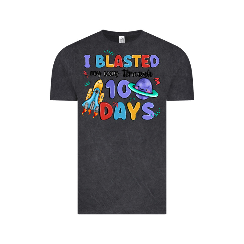 I Blasted My Way Through 100 Days Vintage Tee by MaliasSmallBusiness | Teevron