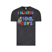 Vintage Black i blasted my way through 100 days Vintage Tee - MaliasSmallBusiness