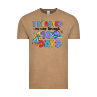 Vintage Coffee i blasted my way through 100 days Vintage Tee - MaliasSmallBusiness