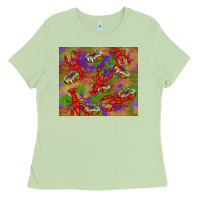 Matcha mardi gras crawfish king cake Ladies Tee - RanaPortraitStore