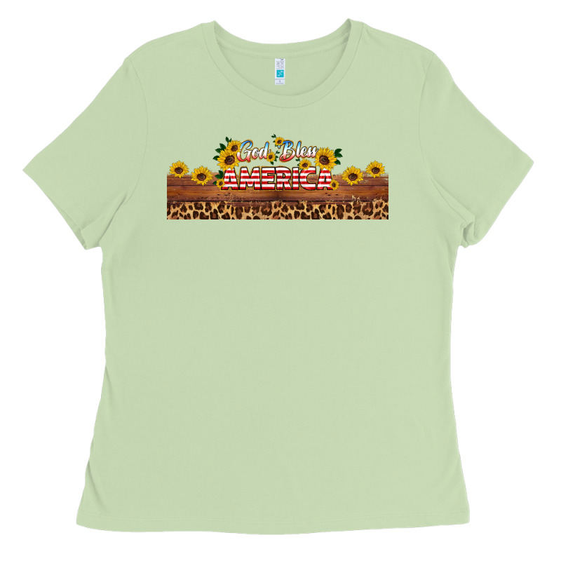 God Bless America Libbey Cup Ladies Tee by HRA Design Shop | Teevron