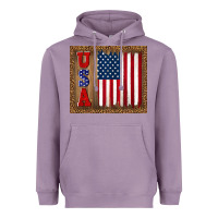 Lavender america usa flag tumbler Heavyweight Hoodie - TumblerDesignByShophia