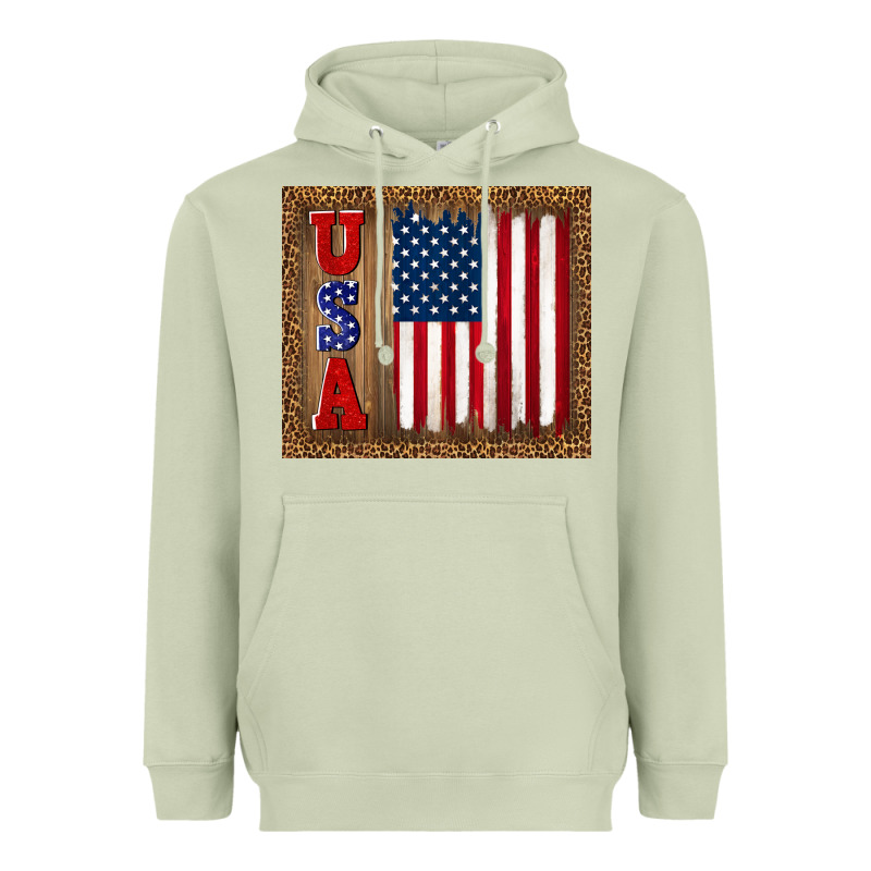 America Usa Flag Tumbler Heavyweight Hoodie by TumblerDesignByShophia | Teevron