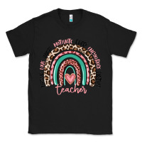 Black teacher rainbow Classic Tee - MaliasSmallBusiness
