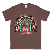 Chestnut teacher rainbow Classic Tee - MaliasSmallBusiness