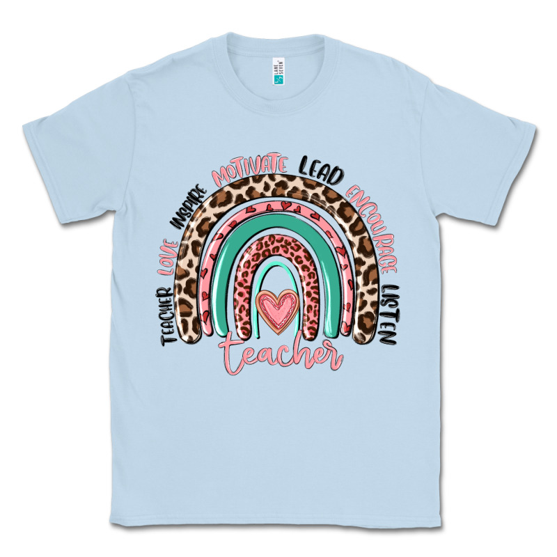 Teacher Rainbow Classic Tee by MaliasSmallBusiness | Teevron