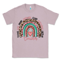 Lilac teacher rainbow Classic Tee - MaliasSmallBusiness