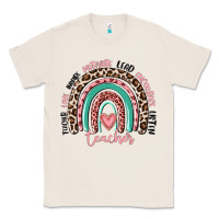 Natural teacher rainbow Classic Tee - MaliasSmallBusiness