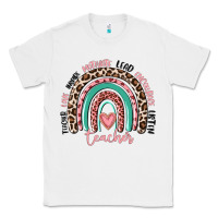 White teacher rainbow Classic Tee - MaliasSmallBusiness