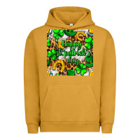 Pigment Peanut Butter Happy St. Patrick's Day pattern digital paper Urban Hoodie - BundleAndBundleShop