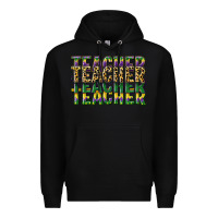 Black teacher mardi gras Premium Hoodie - CowGirlArtShop