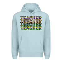Blue Mist teacher mardi gras Premium Hoodie - CowGirlArtShop