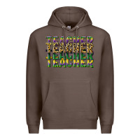 Coffee teacher mardi gras Premium Hoodie - CowGirlArtShop