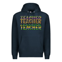 Navy teacher mardi gras Premium Hoodie - CowGirlArtShop