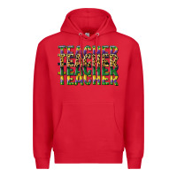 Red teacher mardi gras Premium Hoodie - CowGirlArtShop