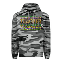 Slate Camo teacher mardi gras Premium Hoodie - CowGirlArtShop