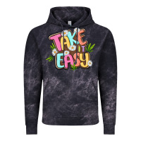 Cloud Black take it easy Vintage Hoodie - MaliasSmallBusiness