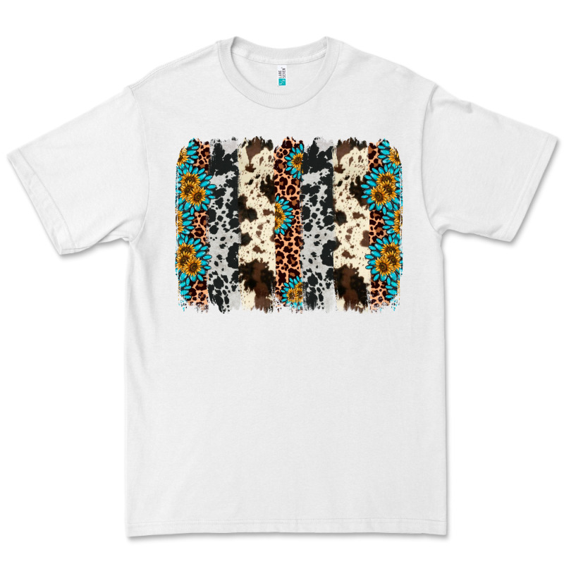 Cowhide Leopard Gemstone Brushstroke Premium Tee by AdoDesignShop | Teevron
