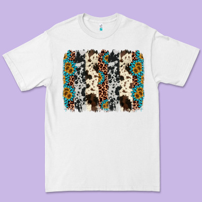 Cowhide Leopard Gemstone Brushstroke Premium Tee Designed By Adodesignshop