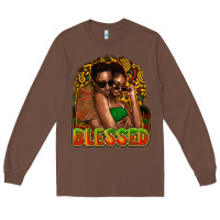 Chestnut black couple blessed Long Sleeve Tee - NancyCooperArtShop