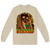 Mushroom black couple blessed Long Sleeve Tee - NancyCooperArtShop