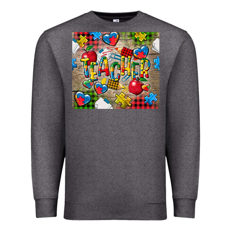 Teacher Autism Premium Sweatshirt by CowGirlArtShop | Teevron