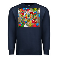 Navy teacher autism Premium Sweatshirt - CowGirlArtShop