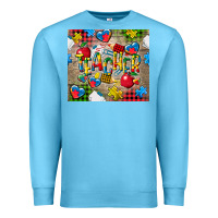 Ocean Blue teacher autism Premium Sweatshirt - CowGirlArtShop
