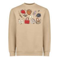 Mushroom baseball mom Heavyweight Sweatshirt - MaliasSmallBusiness