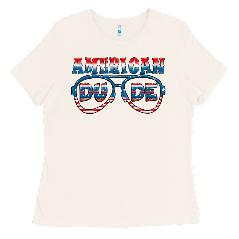 American Dude Ladies Tee by HRA Design Shop | Teevron