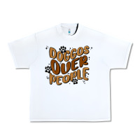 White doggos over people Urban Heavy Tee - MaliasSmallBusiness