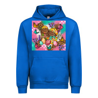 Cobalt Easter Bunnies And Egg Tumbler Urban Hoodie - BundleAndBundleShop