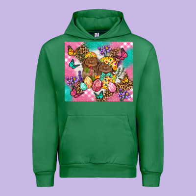 Easter Bunnies And Egg Tumbler Urban Hoodie Designed By Bundleandbundleshop