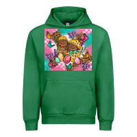 Emerald Easter Bunnies And Egg Tumbler Urban Hoodie - BundleAndBundleShop