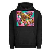 Pigment Black Easter Bunnies And Egg Tumbler Urban Hoodie - BundleAndBundleShop