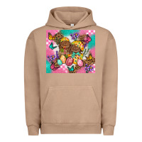 Pigment Burro Easter Bunnies And Egg Tumbler Urban Hoodie - BundleAndBundleShop