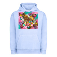 Pigment Grape Ice Easter Bunnies And Egg Tumbler Urban Hoodie - BundleAndBundleShop