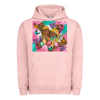Pigment Salmon Easter Bunnies And Egg Tumbler Urban Hoodie - BundleAndBundleShop
