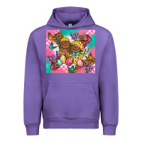 Tulip Easter Bunnies And Egg Tumbler Urban Hoodie - BundleAndBundleShop