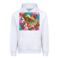 White Easter Bunnies And Egg Tumbler Urban Hoodie - BundleAndBundleShop