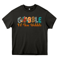 Asphalt gobble till you wobble Heavy Core Tee - BarkalooDesign