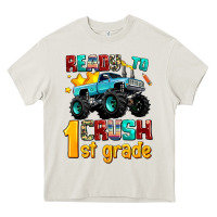 Cream ready to school crush 1st grade Heavy Core Tee - AdoDesignShop